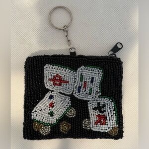 VINTAGE: seed bag, coin purse/keychain